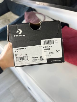 Converse Chuck Taylor All Star Negras Estrellas