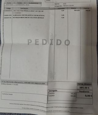 Colchón Zenit 135x180