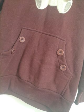 Sudadera con capucha y oso