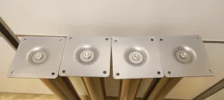 Gambe estensibili in acciaio inossidabile (4 pezzi)