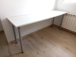 Mesa de estudio blanca 4 patas