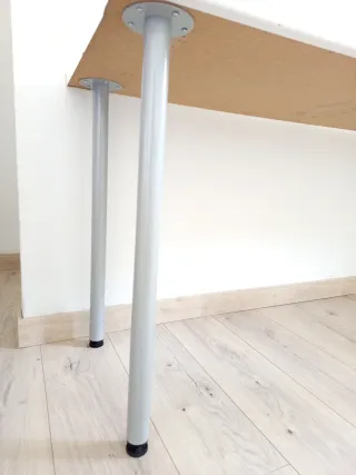 Mesa de estudio blanca 4 patas