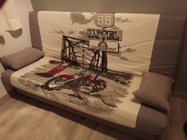 Sofá Cama Diseño Motero Route 66