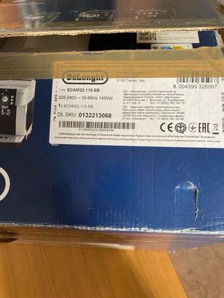 Cafetera DeLonghi Magnífica S