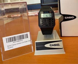 Reloj Casio Calculadora CA-53W-1ER Negro
