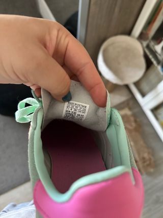 Zapatillas Gazelle Verde y Rosa