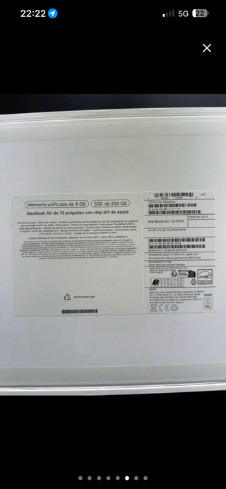 MacBook Air M3 256GB Plata