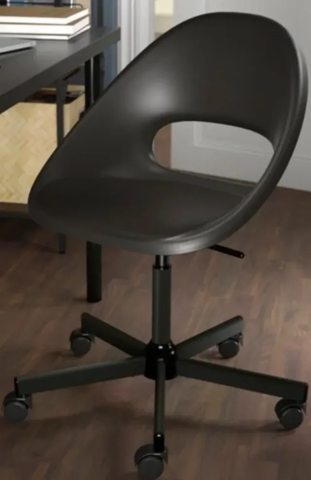 Escritorio madera y silla giratoria 