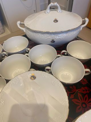 Vajilla Porcelana Royal Kent George V