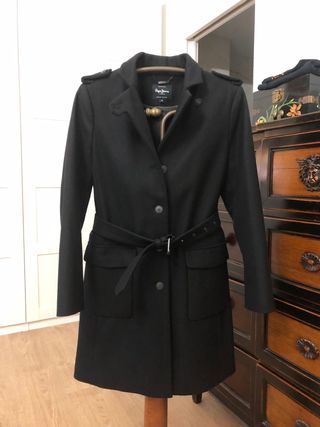 Abrigo Pepe Jeans Negro Talla M