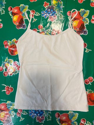 Camiseta básica blanca tirantes