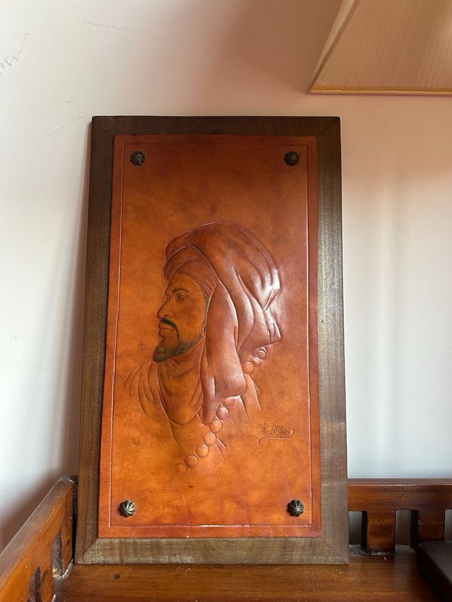 Cuadro Beduino Cuero Repujado