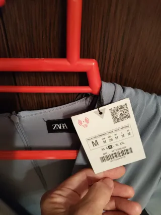 Vestido ZARA malva nuevo con etiqueta