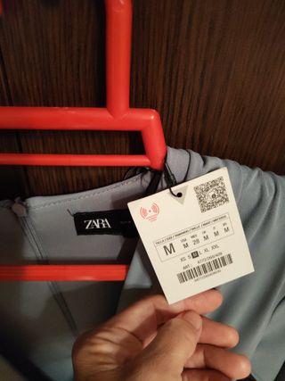 Vestido ZARA malva nuevo con etiqueta