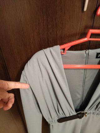 Vestido ZARA malva nuevo con etiqueta