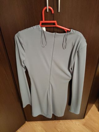 Vestido ZARA malva nuevo con etiqueta