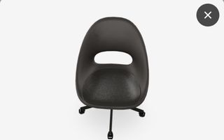 Silla giratoria negra ikea modelo ELDBERGET