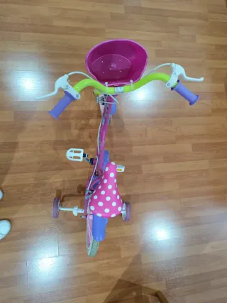 Bicicleta Infantil Minnie 14 Rosa