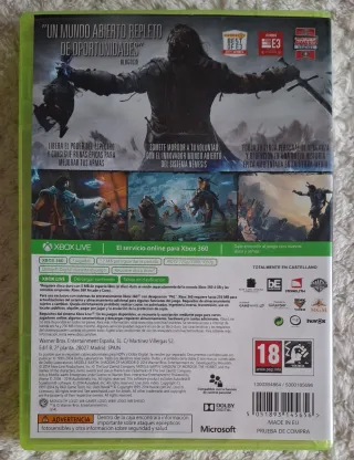 🇪🇸 Sombras de Mordor Xbox 360