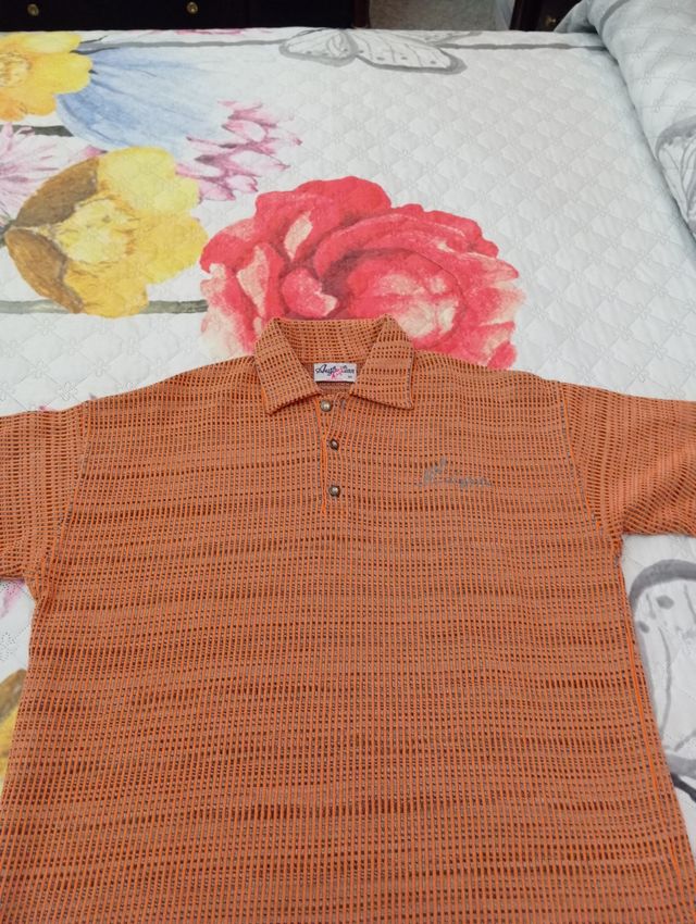 Polo Augustan Uomo Mezza Manica Arancione M