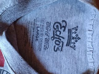 Camiseta Ecko Unltd Gris y Roja