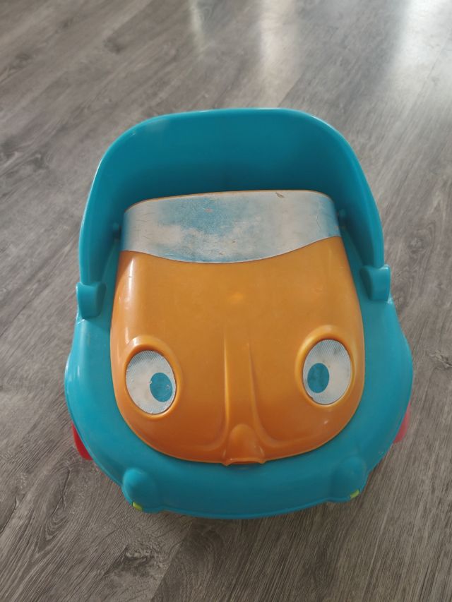 Orinal Infantil Coche Azul y Naranja