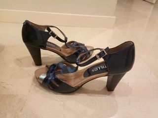 Sandalias Tacón Pitillos Talla 41