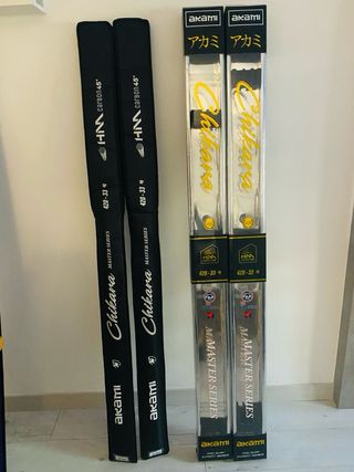 Pareja Cañas Pesca Akami Chikara Master Series