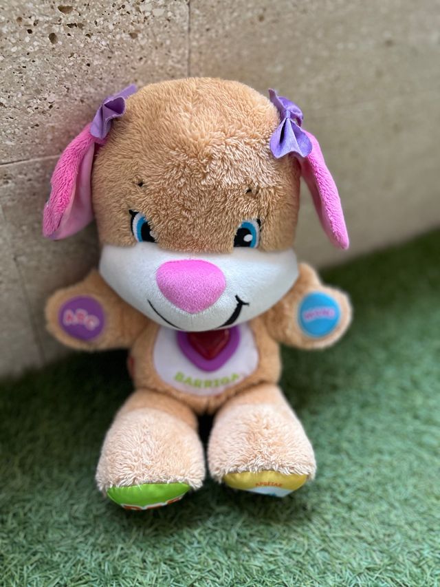Peluche Perro Fisher Price Ríe y Aprende