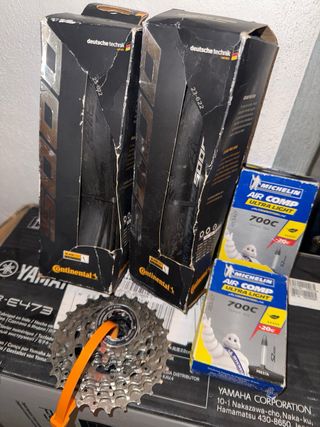 Ruedas Ciclismo + Piñones + Cubiertas