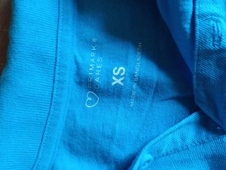 Camiseta azul talla XS