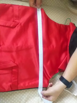 Fajín traje regional rojo y chaleco