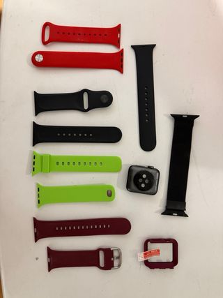Correas Apple Watch Series 3 (Rojo, Verde)