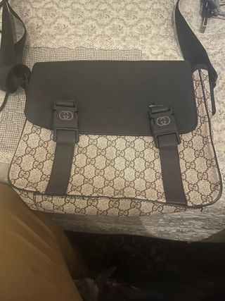 Bandolera Gucci Marrón y Negra
