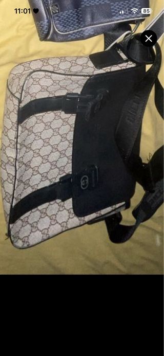 Bandolera Gucci Marrón y Negra