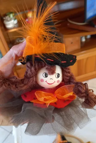 Bambolina streghetta Halloween