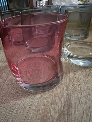 Bicchieri curvi+ vaso
