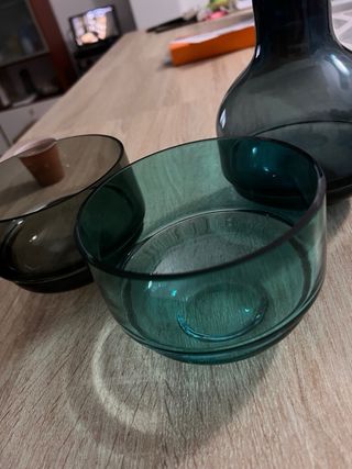 Bicchieri curvi+ vaso