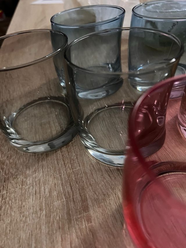 Bicchieri curvi+ vaso