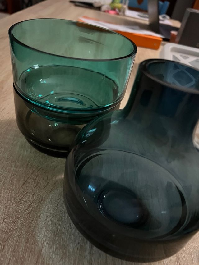 Bicchieri curvi+ vaso