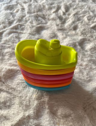 Conjunto de 6 barcos de brinquedo para água