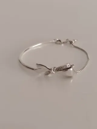 Pulsera Pandora Lazo Plata