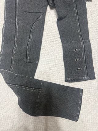 Leggings grises OMSA efecto jeans S/M