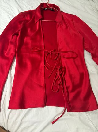Blazer ZARA Rojo Talla XS