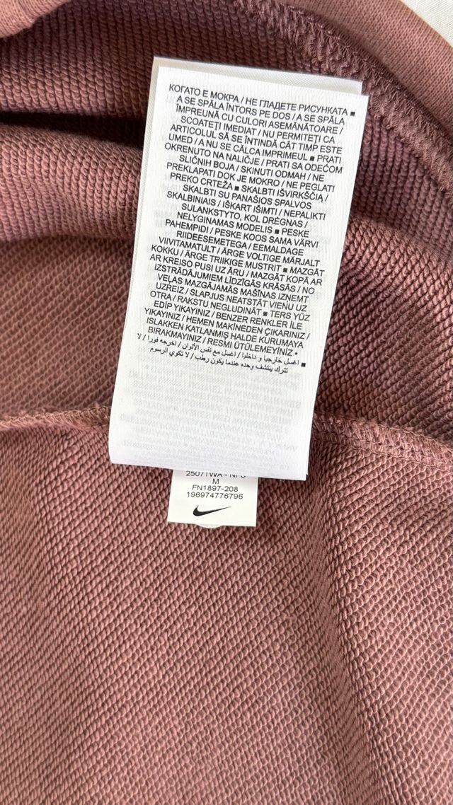 Sudadera Nike Air Rosa Talla M