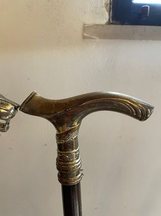 Bastone da passeggio con testa di cavallo