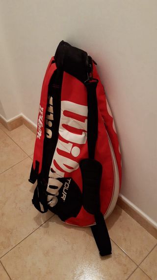 Mochila porta raquetas Wilson Tour Roja