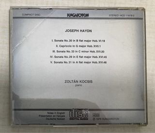 HAYDN: Sonatas - Zoltán Kocsis. CD Hungaroton