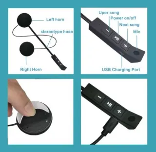 Auriculares Inalámbricos Bluetooth para Casco