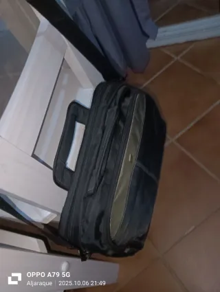 Maletín tela 4 cremalleras espacioso